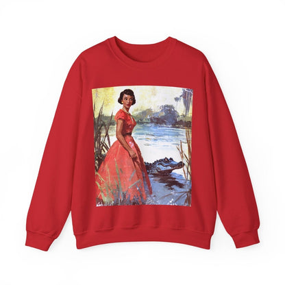 Bayou Beauty Sweatshirt - Afrocentric Art by The Trini Gee
