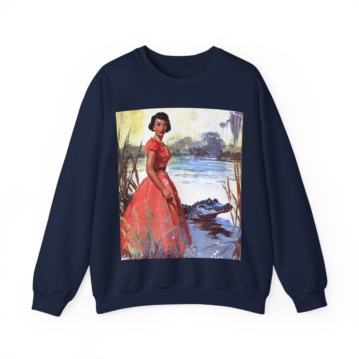 Bayou Beauty Sweatshirt - Afrocentric Art by The Trini Gee