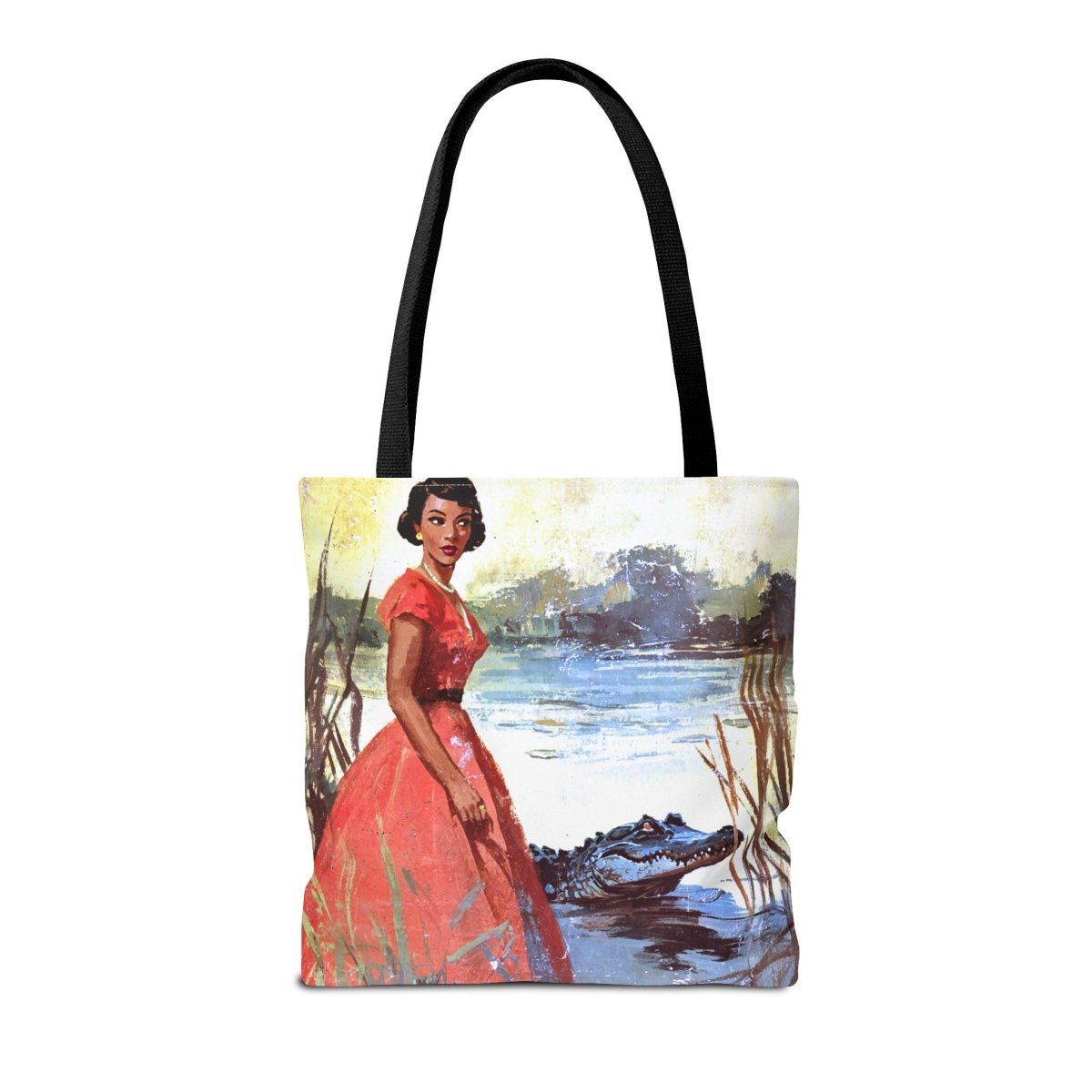 Bayou Beauty Tote Bag - Afrocentric Art by The Trini Gee