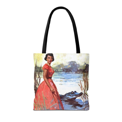 Bayou Beauty Tote Bag - Afrocentric Art by The Trini Gee