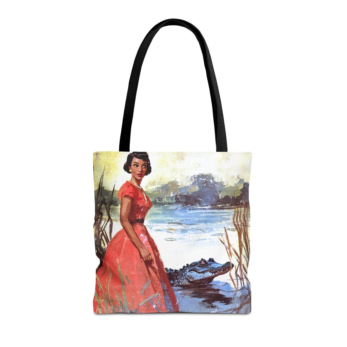 Bayou Beauty Tote Bag - Afrocentric Art by The Trini Gee