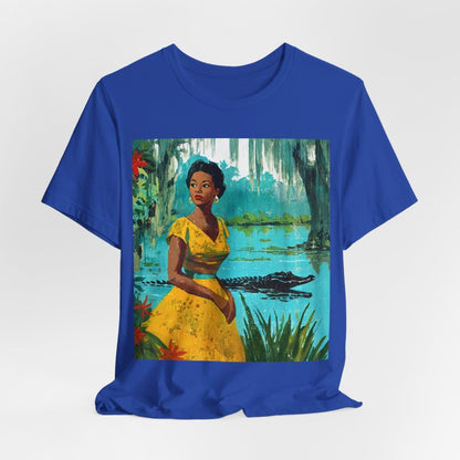Bayou Gator Scene Shirt - Afrocentric Art by The Trini Gee