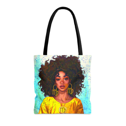 Afro Virgo Tote Bag