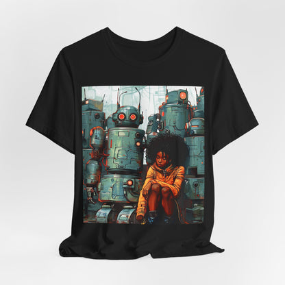 Girl with Bots Shirt