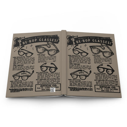 Be - Bop Glasses Ad Journal - Afrocentric Art by The Trini Gee