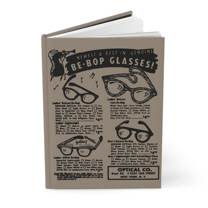 Be - Bop Glasses Ad Journal - Afrocentric Art by The Trini Gee