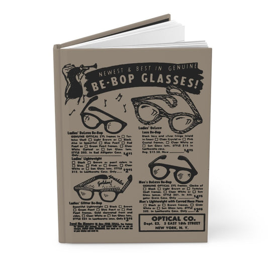 Be - Bop Glasses Ad Journal - Afrocentric Art by The Trini Gee