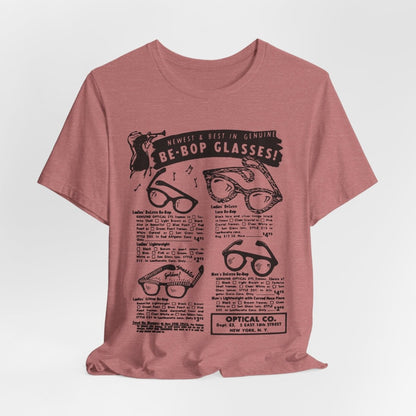 Be - Bop Glasses Shirt - Afrocentric Art by The Trini Gee