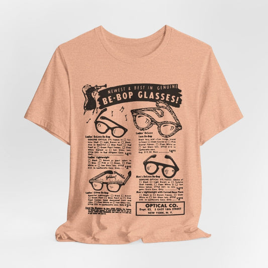 Be - Bop Glasses Shirt - Afrocentric Art by The Trini Gee