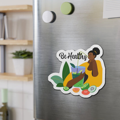 Be Healthy Magnet - Afrocentric Art by The Trini Gee