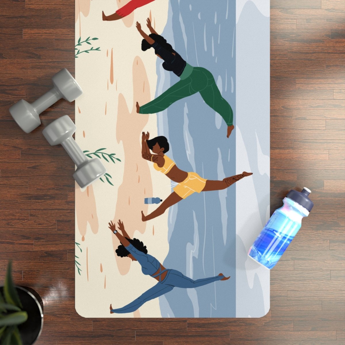 Beach Workout Yoga Mat - The Trini Gee