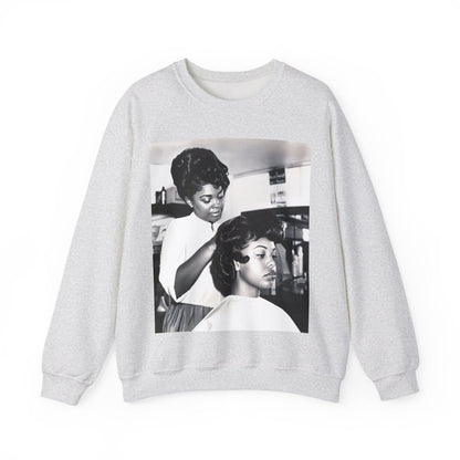 Beauty Salon Sweatshirt - Afrocentric Art by The Trini Gee