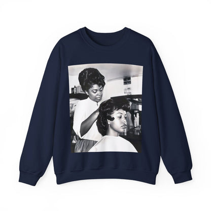 Beauty Salon Sweatshirt - Afrocentric Art by The Trini Gee