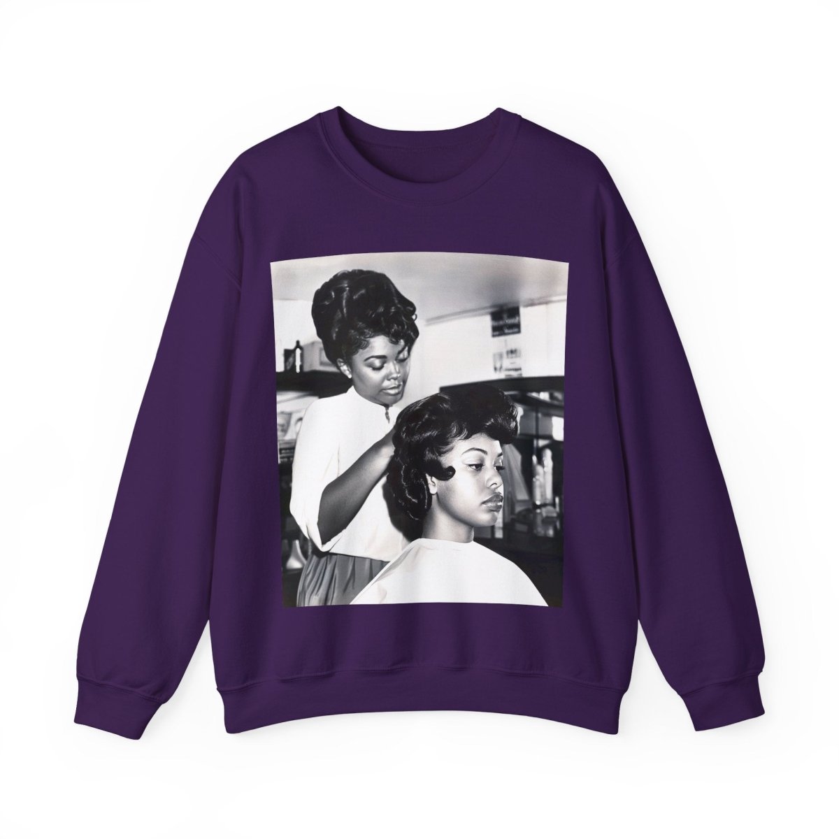 Beauty Salon Sweatshirt - Afrocentric Art by The Trini Gee