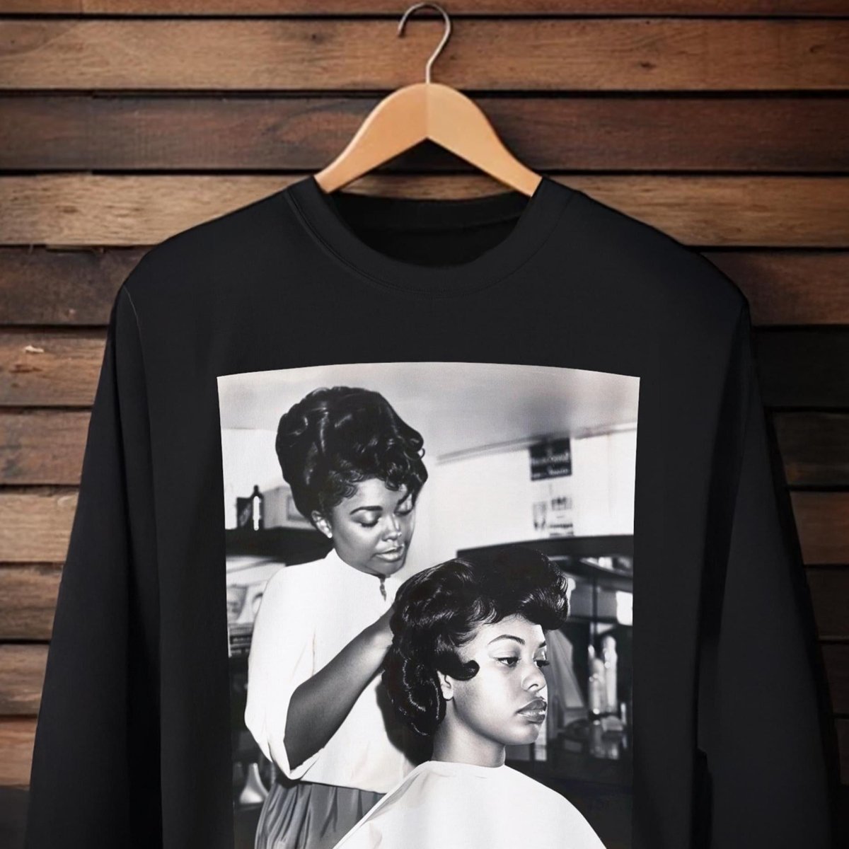 Black Beauty Salon Photo Unisex Sweatshirt