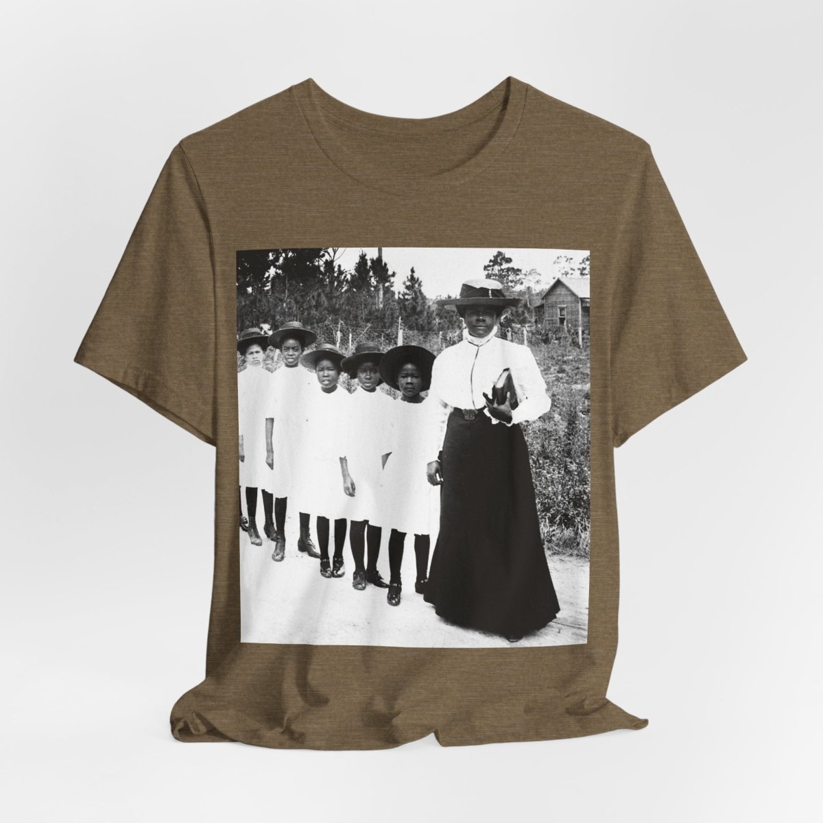 Bethune Girls in Line Shirt - Afrocentric Art by The Trini Gee