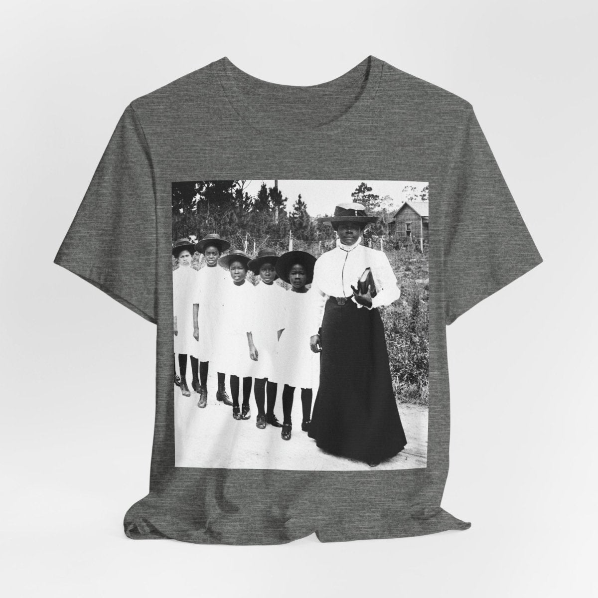 Bethune Girls in Line Shirt - Afrocentric Art by The Trini Gee