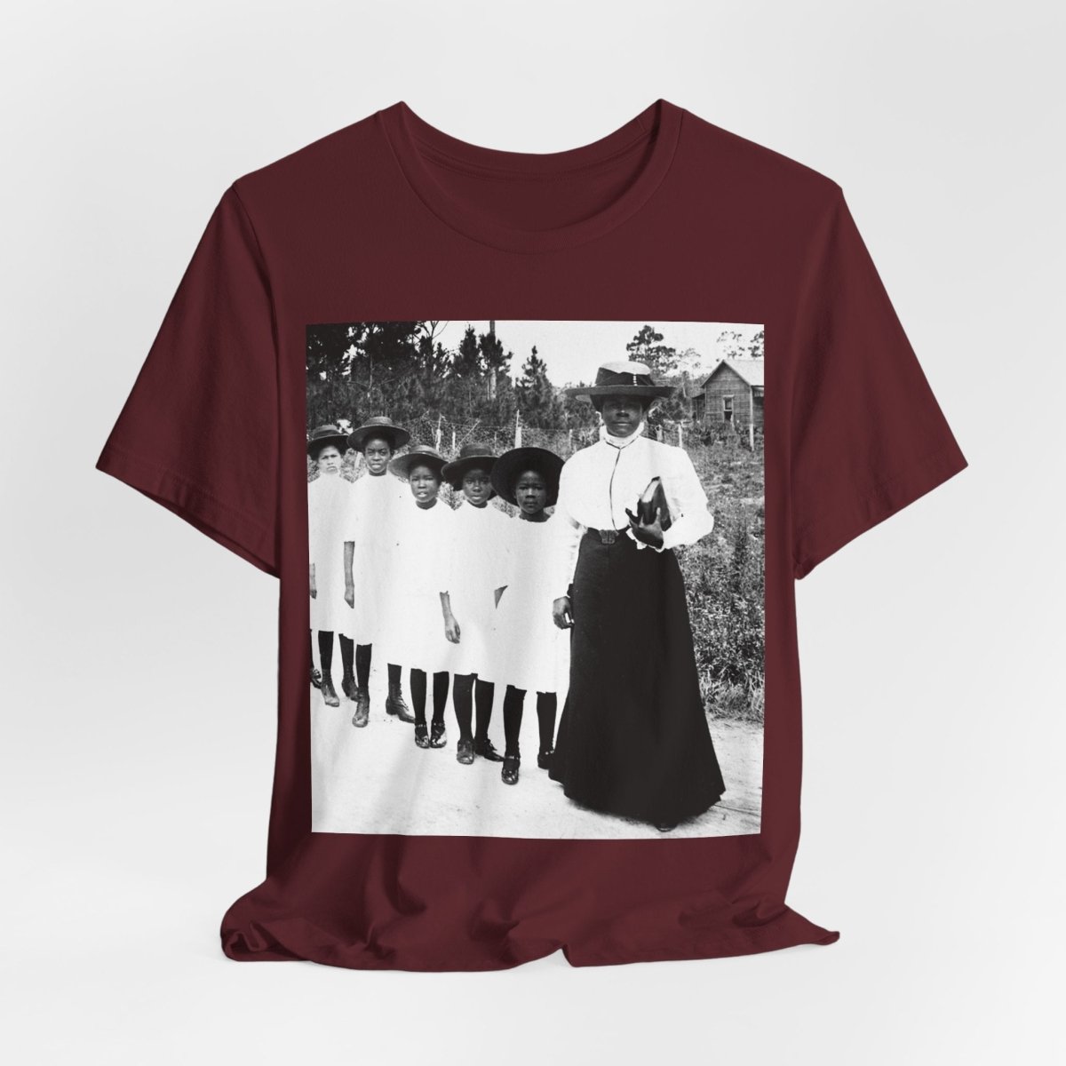 Bethune Girls in Line Shirt - Afrocentric Art by The Trini Gee