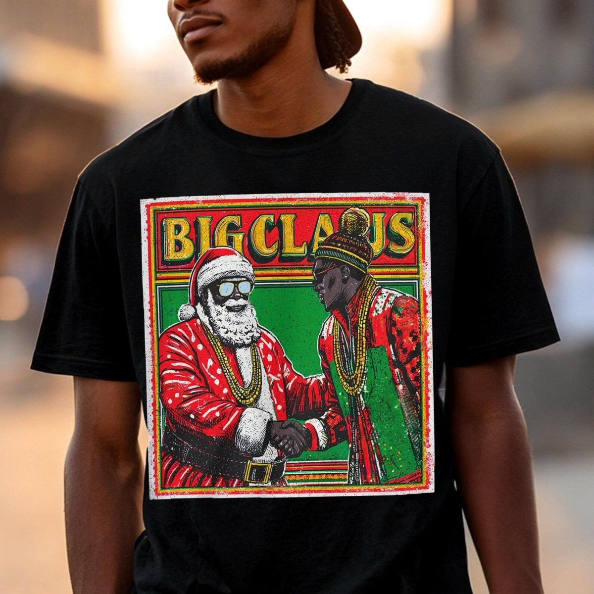 Big Claus Energy Shirt - Afrocentric Art by The Trini Gee