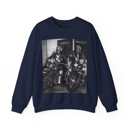 Biker Girls Sweatshirt - Afrocentric Art by The Trini Gee