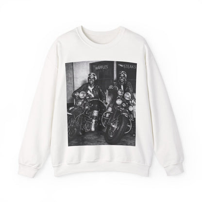 Biker Girls Sweatshirt - Afrocentric Art by The Trini Gee