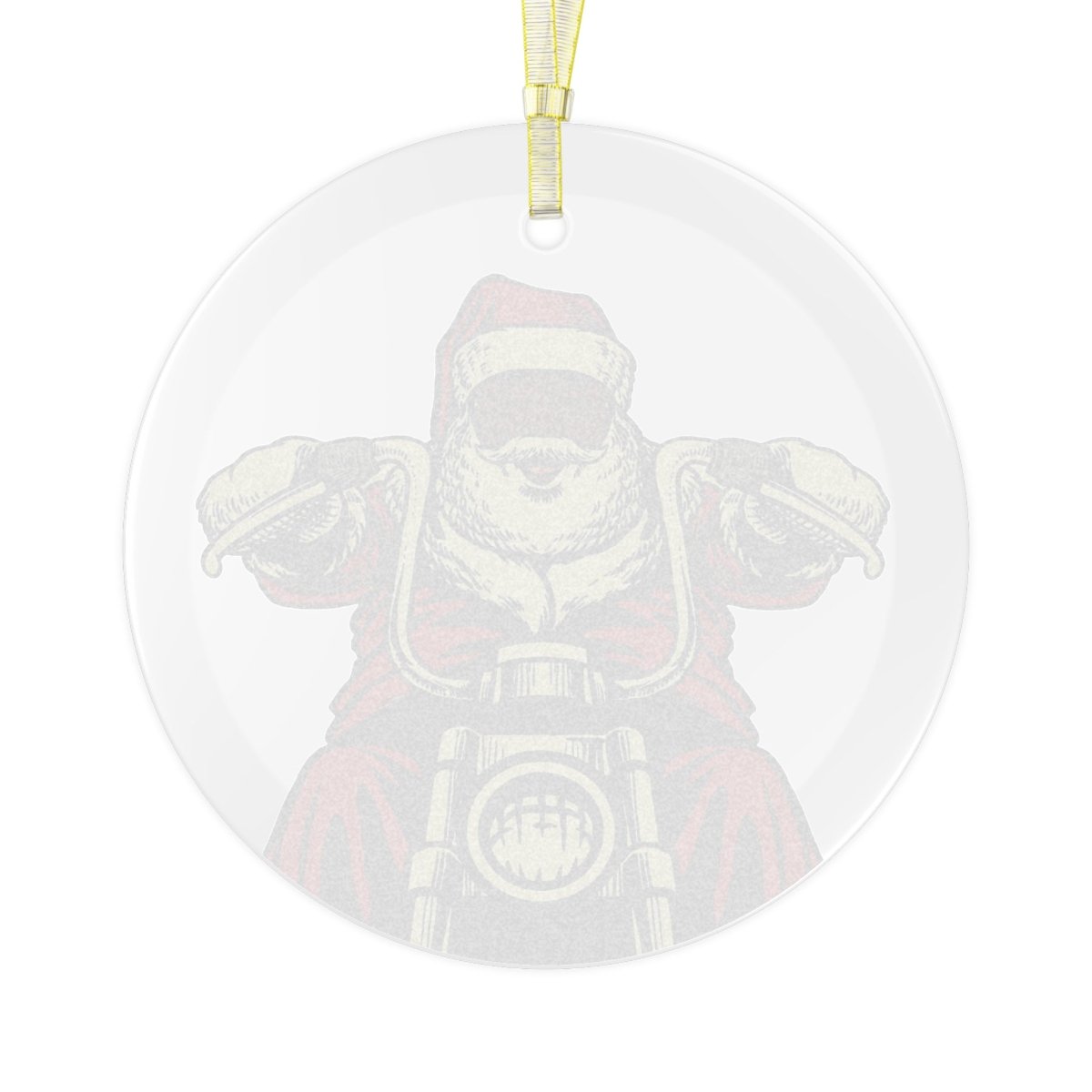Biker Santa Ornament - The Trini Gee