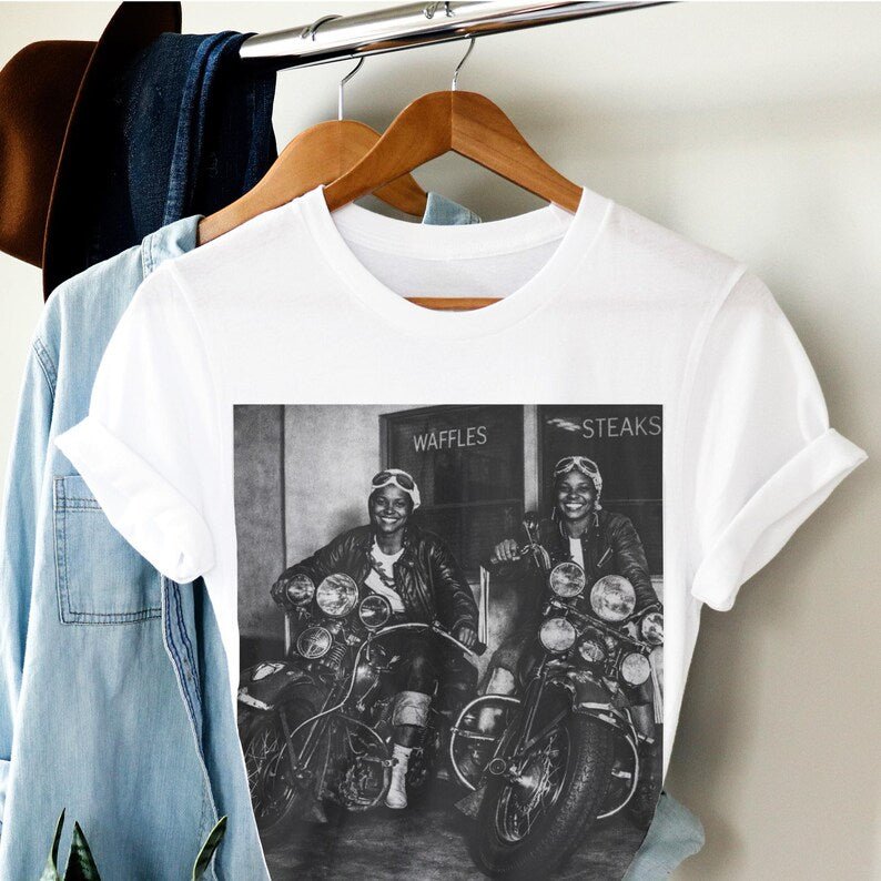 Biker Women Shirt - Afrocentric Art by The Trini Gee