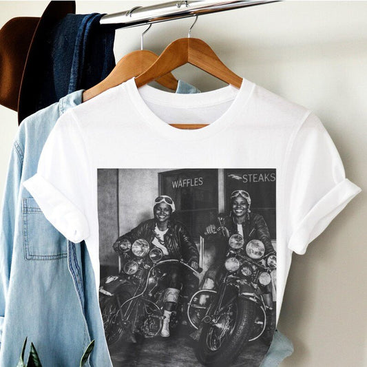 Biker Women Shirt - Afrocentric Art by The Trini Gee