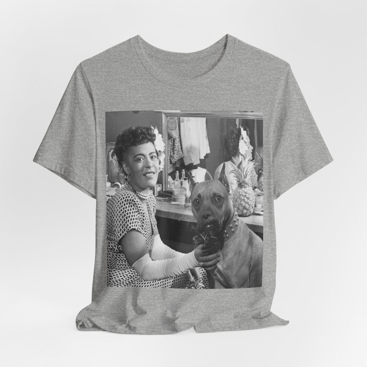 Billie Holiday and Mister Shirt - Afrocentric Art by The Trini Gee