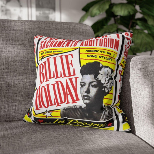 Billie Holiday Concert Pillow - The Trini Gee