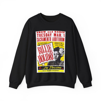 Billie Holiday Poster Sweatshirt - The Trini Gee