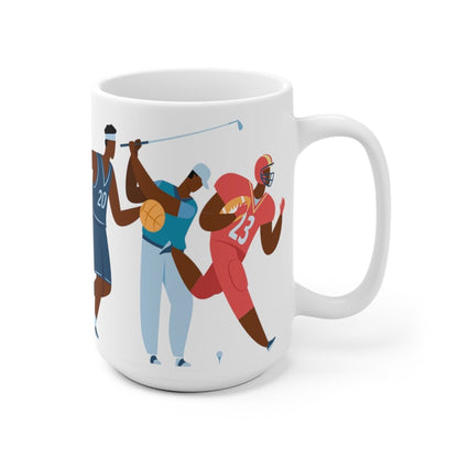 Black Athletes Mug - Afrocentric Art by The Trini Gee