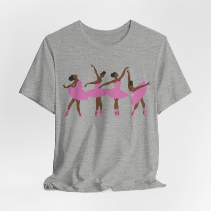 Black Ballerinas Shirt - Afrocentric Art by The Trini Gee