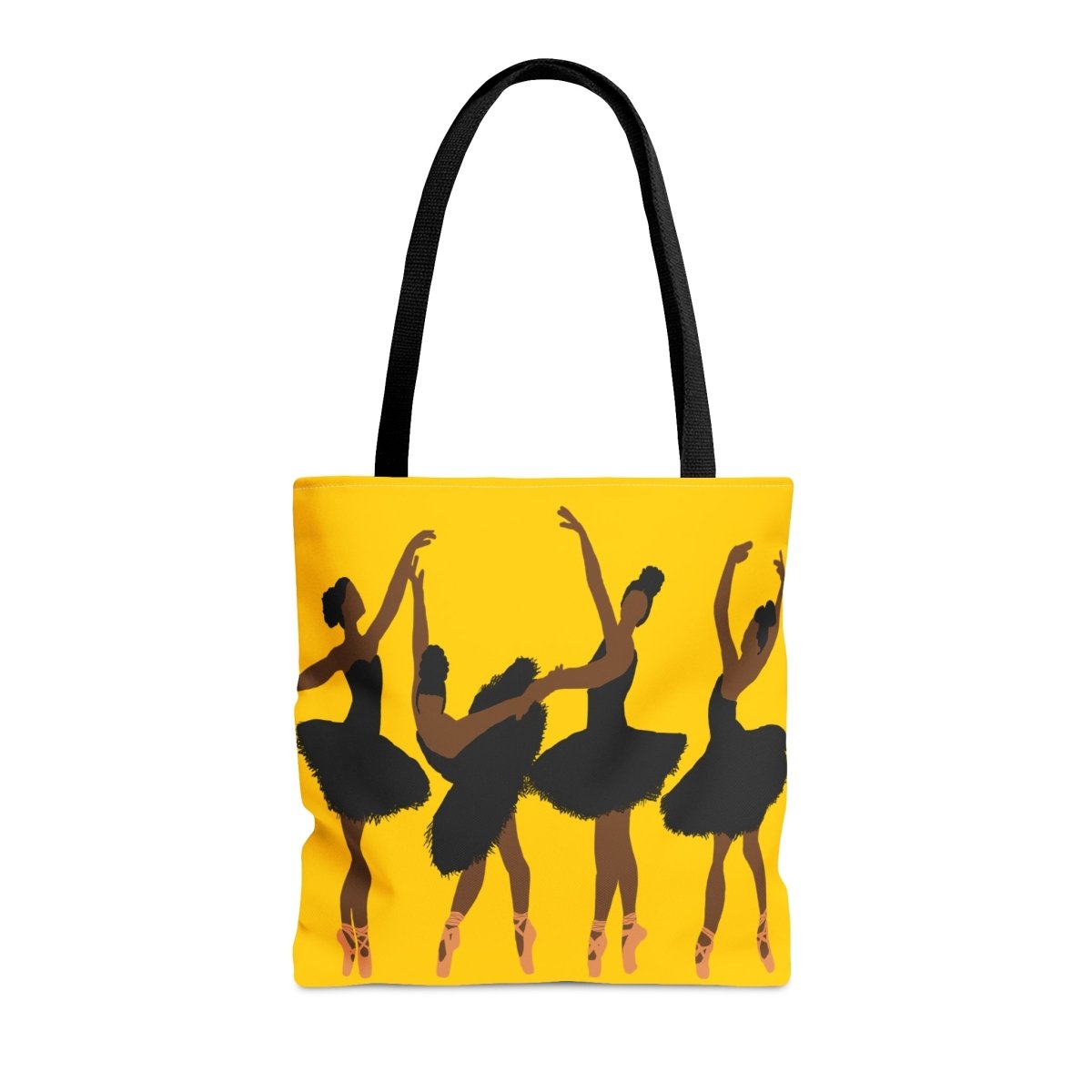 Black Ballerinas Tote Bag - Afrocentric Art by The Trini Gee