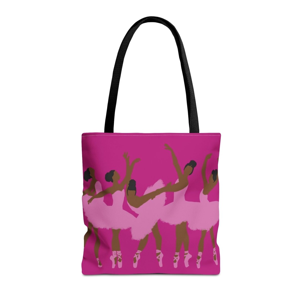 Black Ballerinas Tote Bag - Afrocentric Art by The Trini Gee