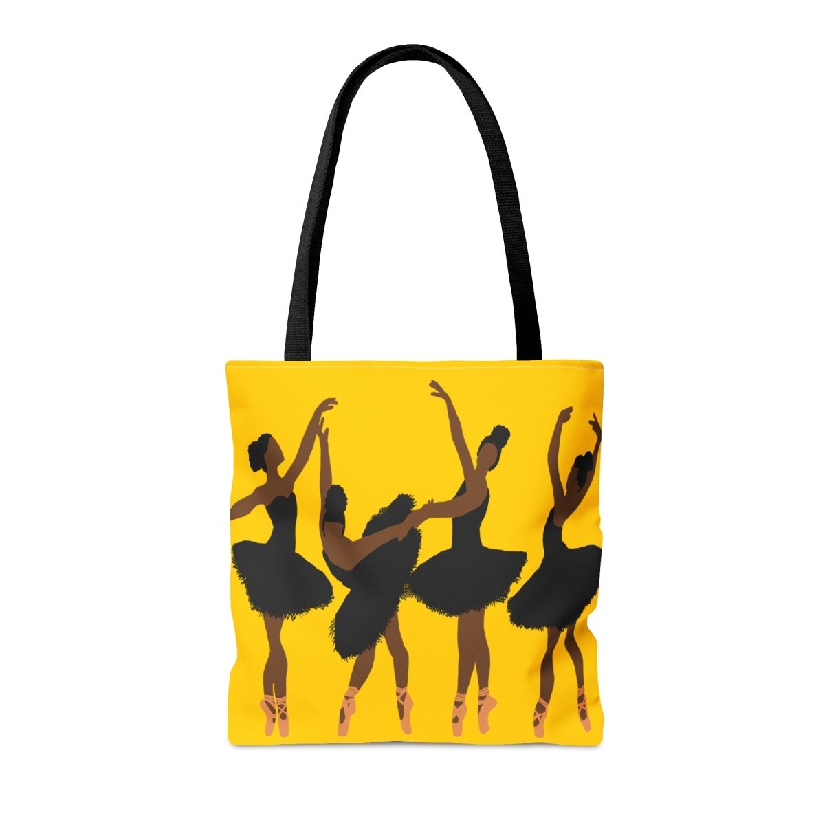Black Ballerinas Tote Bag - Afrocentric Art by The Trini Gee