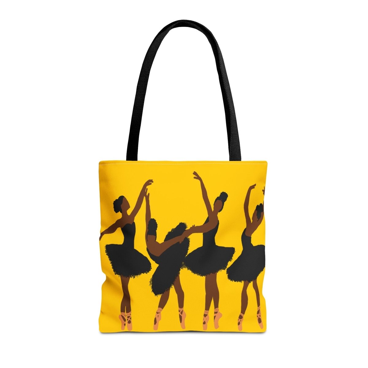 Black Ballerinas Tote Bag - Afrocentric Art by The Trini Gee