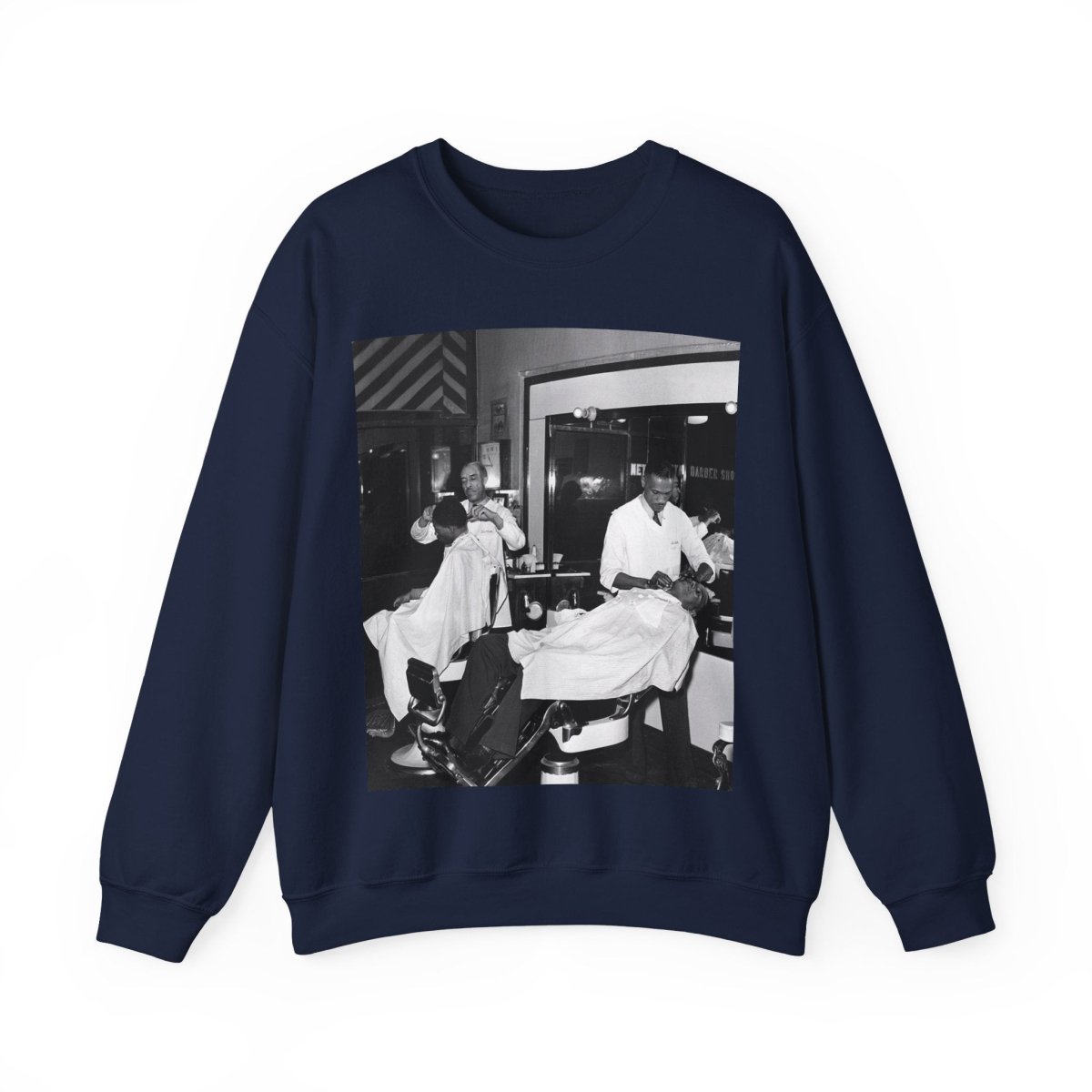 Black Barber Shop Sweatshirt - The Trini Gee