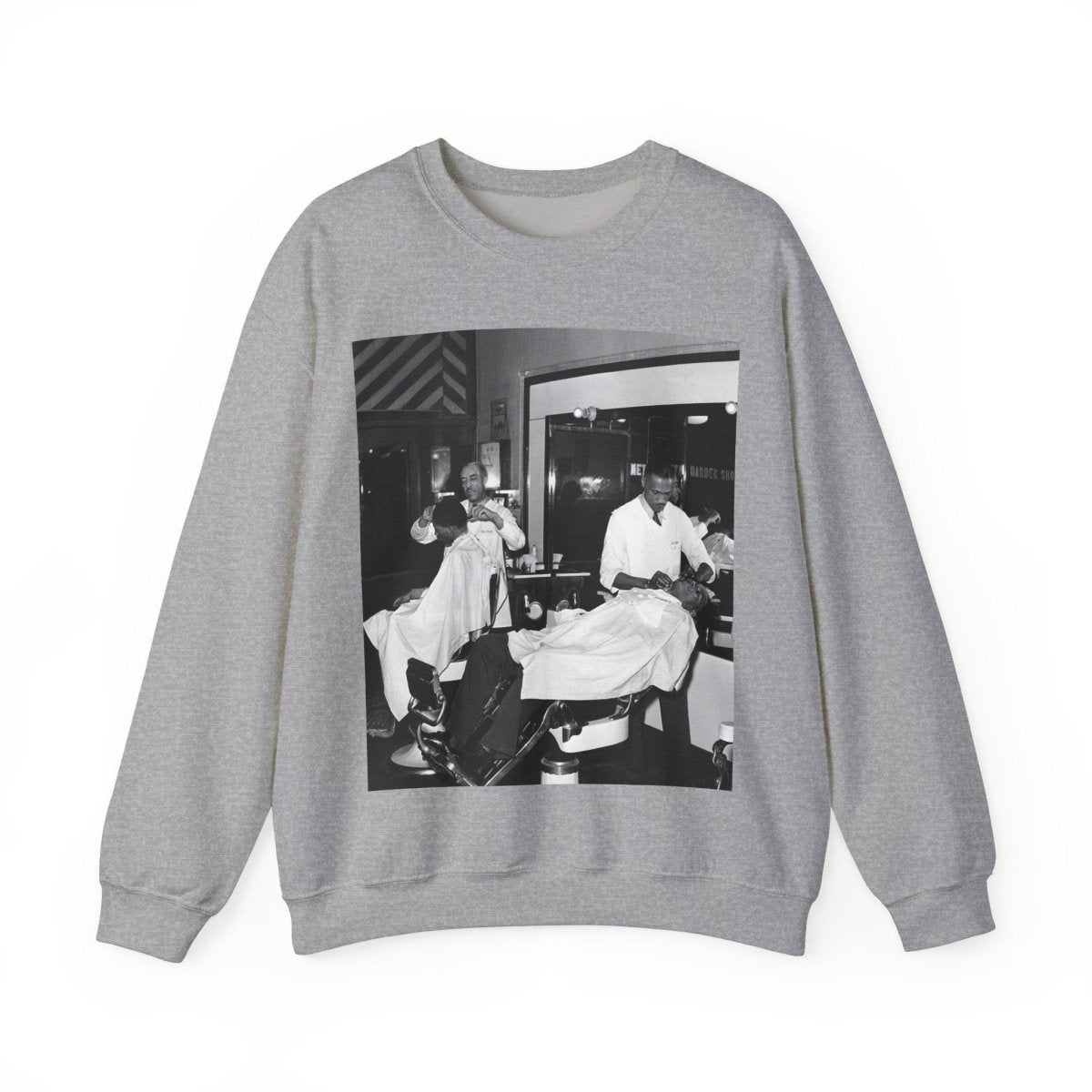 Black Barber Shop Sweatshirt - The Trini Gee