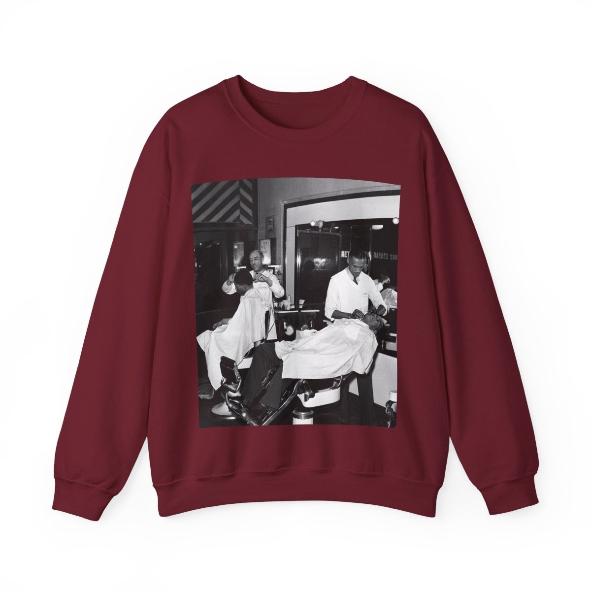 Black Barber Shop Sweatshirt - The Trini Gee