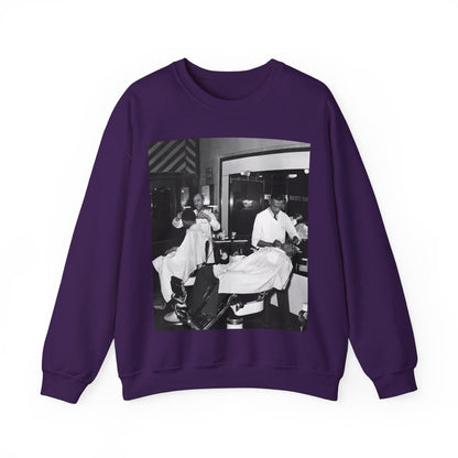 Black Barber Shop Sweatshirt - The Trini Gee