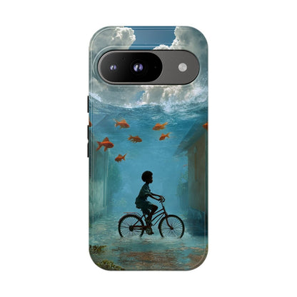 Black Boy Surreal Phone Case - Afrocentric Art by The Trini Gee