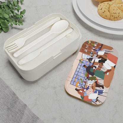 Black Café Bento Box - Afrocentric Art by The Trini Gee