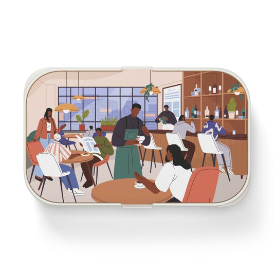 Black Café Bento Box - Afrocentric Art by The Trini Gee