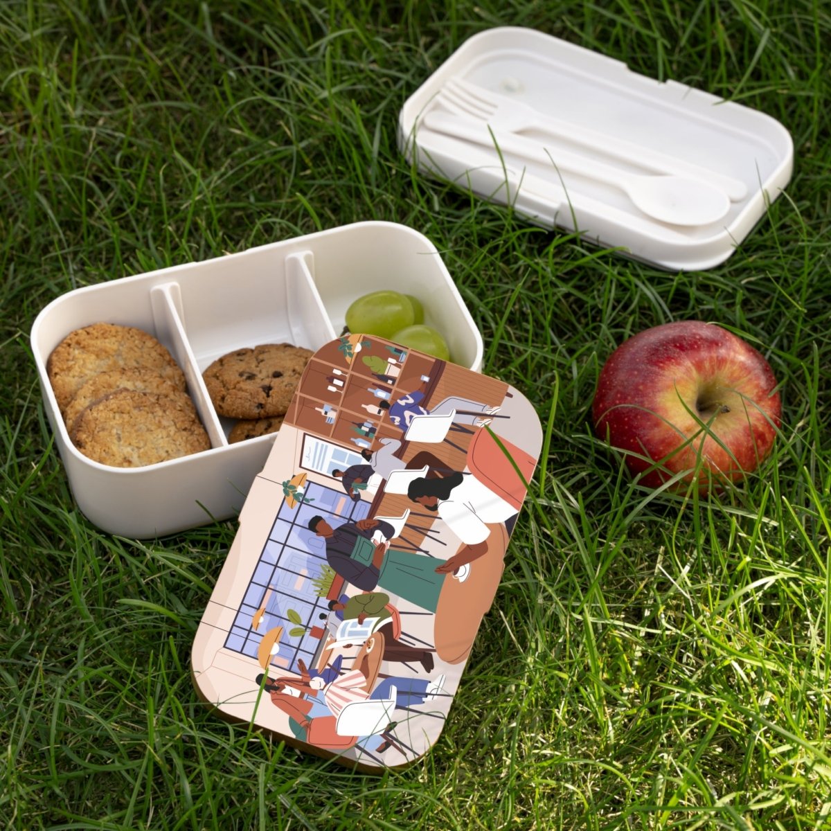 Black Café Bento Box - Afrocentric Art by The Trini Gee