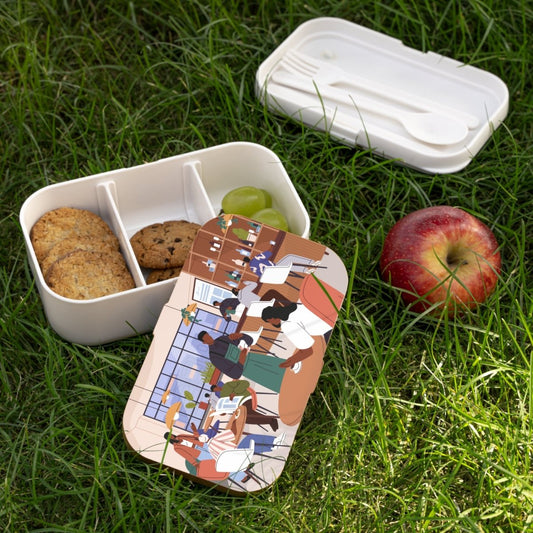 Black Café Bento Box - Afrocentric Art by The Trini Gee