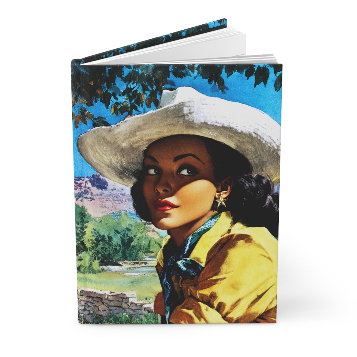 Black Cowgirl Journal - Afrocentric Art by The Trini Gee