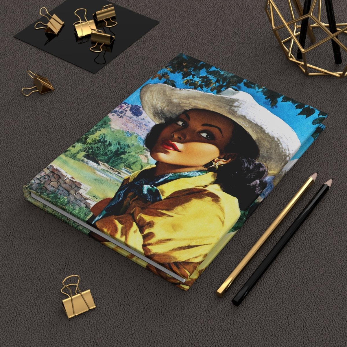 Black Cowgirl Journal - Afrocentric Art by The Trini Gee