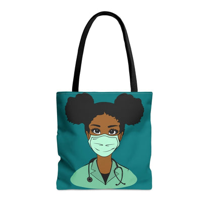 Black Doctors Tote Bag - Afrocentric Art by The Trini Gee