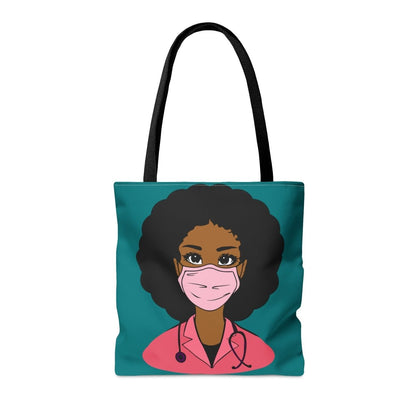 Black Doctors Tote Bag - Afrocentric Art by The Trini Gee